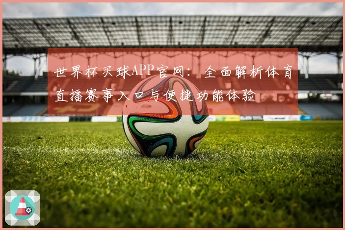 世界杯买球APP官网：全面解析体育直播赛事入口与便捷功能体验