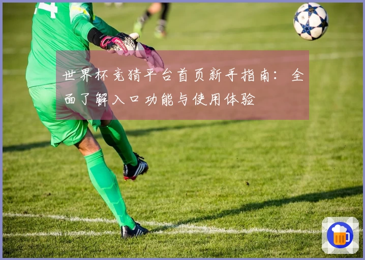 世界杯竞猜平台首页新手指南:全面了解入口功能与使用体验